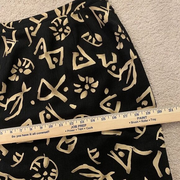 KASPER. Size 10. Lined Straight Skirt. Zip and Hook Closure. B48 - Picture 4 of 6